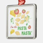 Pasta Masta Metalen Ornament (Links)