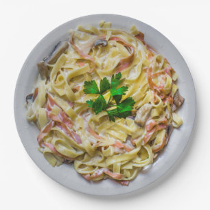 pasta papieren bordje