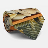 Pasta Pizza Italiaans Restaurant Ober Neckties Stropdas (Opgerold)
