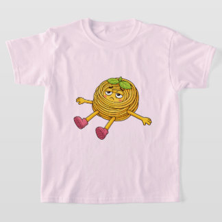 Pasta Polo Liggend Uitgeput en Vermoeid T-Shirt