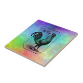  pasta-rooster tegeltje (Zijkant)