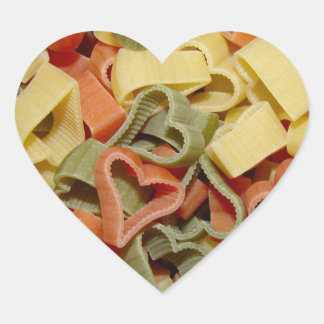 Pasta-Stickers Hart Sticker