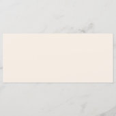 Pasta tekeningen Bruiloft Menu (Achterkant)