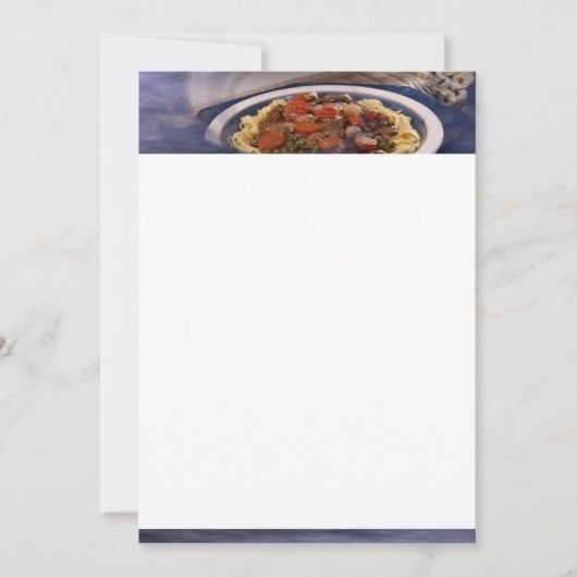 Pasta Uitnodiging (Voorkant)