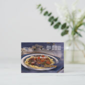 Pasta-Visitekaartje Visitekaartje (Staand voorkant)
