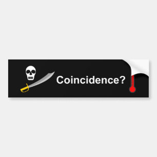 Pastafarianisme - toeval? bumpersticker