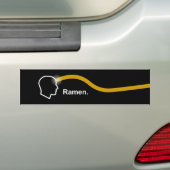 Pastafarisme - Ramen Bumpersticker (Op auto)