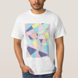 pastal abstract patroon t-shirt