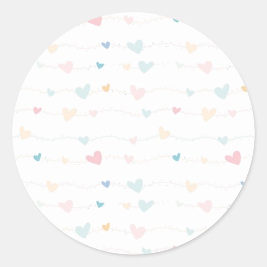  pasta's ronde sticker (Voorkant)