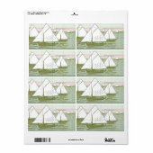 Paste Sailships  Seascape Labels (Full Sheet)