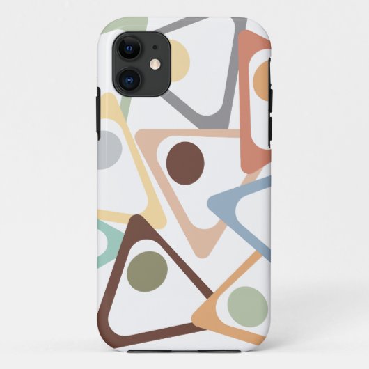 Pasteeldriehoeken Case-Mate iPhone Case (Achterkant)