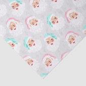 Pasteelkerstkerstman met kerstmis tissuepapier (Detail)