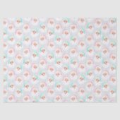 Pasteelkerstkerstman met kerstmis tissuepapier (Voorkant)