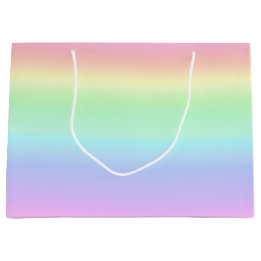  pasteelregenbooggradiënt groot cadeauzakje