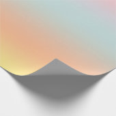 Pasteelregenbooggradiënt Ombre esthetisch Cadeaupapier (Hoek)