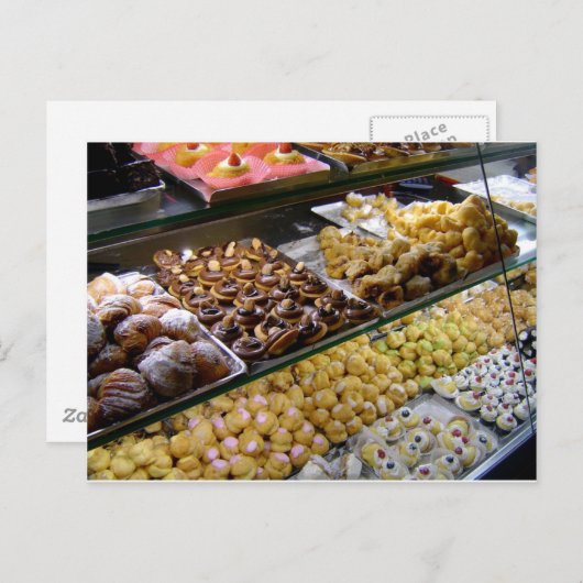 Pastei Winkelkaarten Briefkaart (Voorkant / Achterkant)