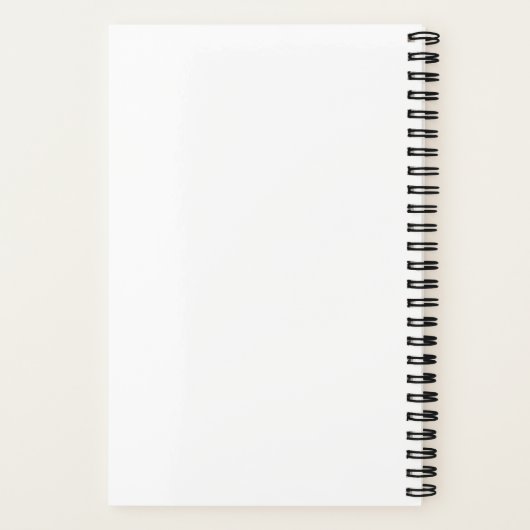 pasteien Regenboog Sparkle Girly Monogram Kinder Notitieboek (Achterkant)
