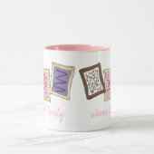 Pasteien voor broodroosters met warme en giftige o mok (Midden)