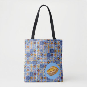 Pasteis de Nata Tegels Draagtas