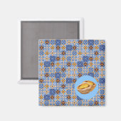 Pasteis de Nata Tegels Magneet (Voorkant / Achterkant)
