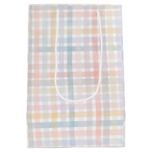 Pastel À damiers sac (Dos)