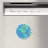 Pastel Aarde Magnet Magneet (Insitu (Vaatwasser))