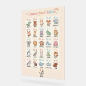 Pastel ABC Animals Poster for Kids (Angle)