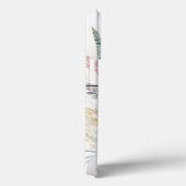 Pastel Abstract Bloemen Monogram Naam Case-Mate iPhone Case (Achterkant / Rechts)