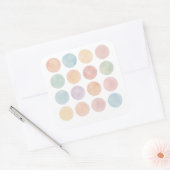 Pastel Abstract Bubble Sticker Sheet (Envelop)