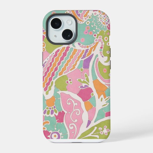 Pastel Abstract Design Téléphone Case (Verso)