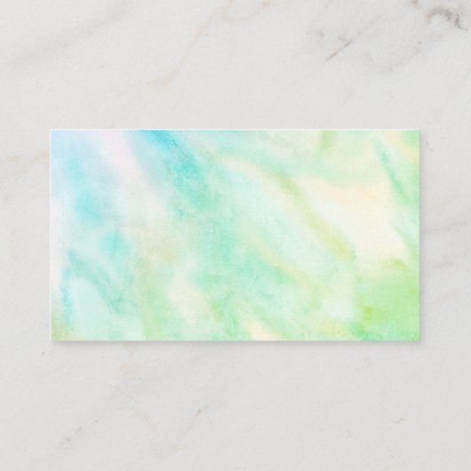 Pastel Abstract Elegant Chic CUSTOM BABY SHOWER Informatiekaartje (Achterkant)