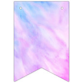 Pastel Abstract Elegant Chic CUSTOM BABY SHOWER Vlaggetjes (Eerste vlag)