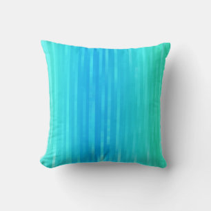 Pastel Abstract Kunst Blauwgroen Turquoise Blue Gr Kussen