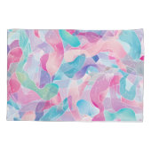 Pastel Abstract Lintpatroon Kussensloop (Achterkant)