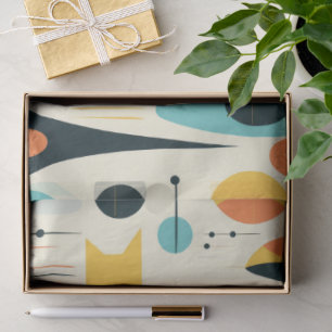 Pastel Abstract midden-eeuws patroon Tissuepapier