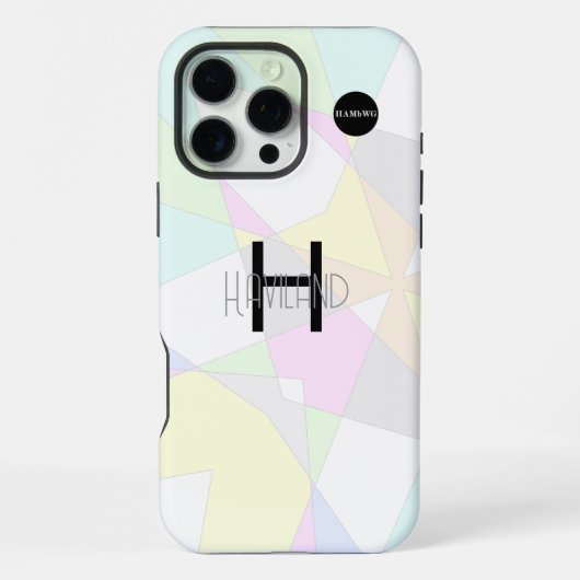 Pastel Abstract Ontwerp Mobiele Telefoon Case HAMb iPhone Hoesje (Achterkant)