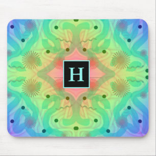 Pastel Abstract Pattern Mousepad Muismat