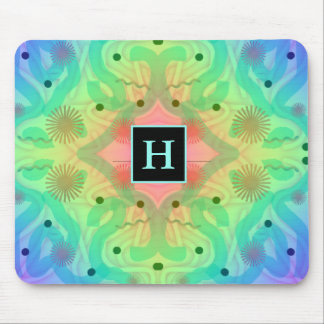 Pastel Abstract Pattern Mousepad Muismat