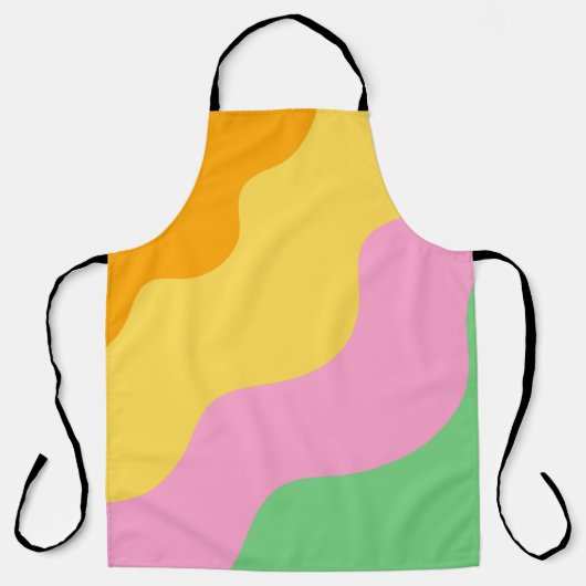 Pastel Abstract Pattern Schort (Voorkant)