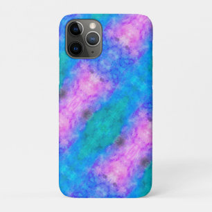 Pastel abstract, roze, blauw, aqua iPhone 11 pro hoesje