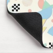 Pastel Abstract Shapes Pattern Design Muismat (Hoek)