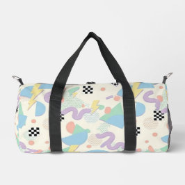 Pastel Abstract Shapes Pattern Design Plunjezak