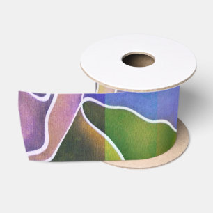 Pastel Abstract Stripes Lint