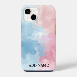 Pastel Abstract telefoonhoesje – gepersonaliseerde iPhone 14 Hoesje