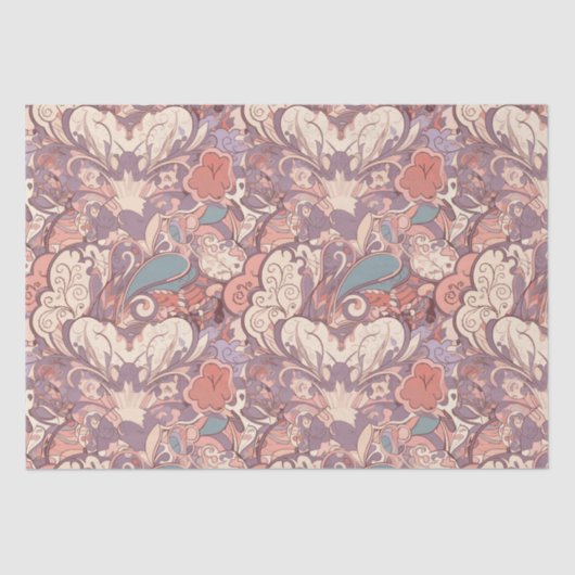 Pastel Abstract Tissuepapier (Voorkant)