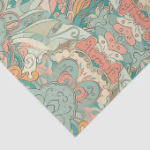 Pastel Abstract Tissuepapier (Detail)