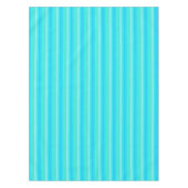 Pastel Abstract Turquoise Blue Green Stripes Tafelkleed (Voorkant)