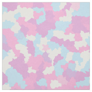 Pastel Abstracte camouflage Stof
