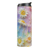 PASTEL ABSTRACTE DAISY FLOWERS THERMOSBEKER (Gedraaid links)