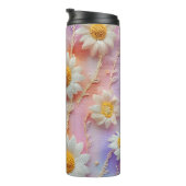 PASTEL ABSTRACTE DAISY FLOWERS THERMOSBEKER (Geroteerd rechts)